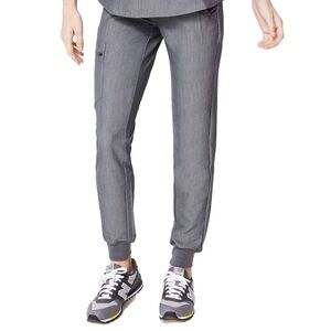 Figs - Grey Zamora Jogger Scrubs - MEDIUM TALL